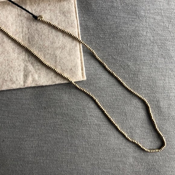 Madewell Jewelry - LIKE NEW Madewell Gold Beaded Necklace